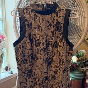 Chic Sleeveless Patterned Dress